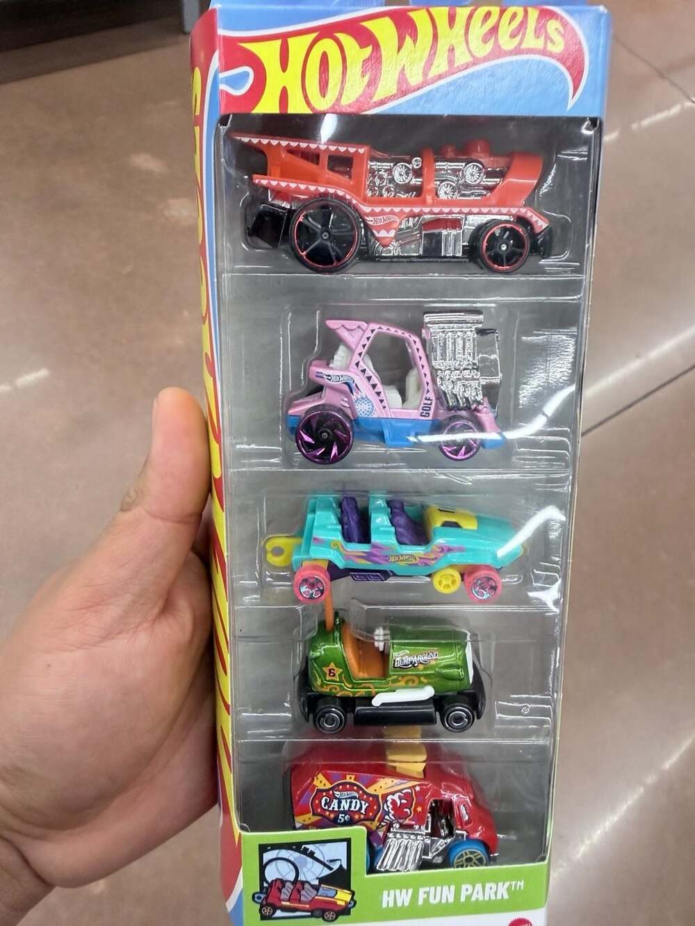 Hot Wheels HW Fun Park 5-Pack Bump Around